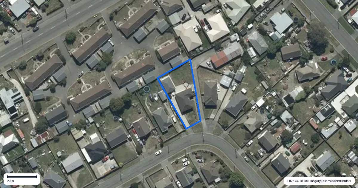 Property context map for 41 Merrington Crescent, Aranui, Christchurch