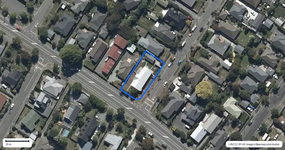 Property context map for 234 Wairakei Road, Bryndwr, Christchurch