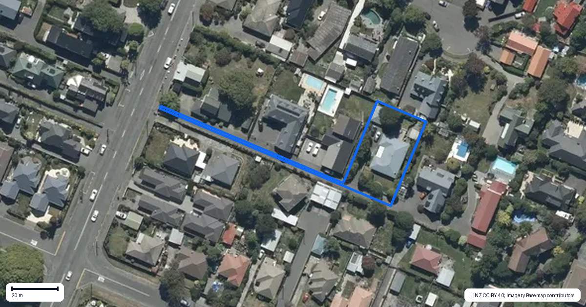 Property context map for 38B Avonhead Road, Avonhead, Christchurch