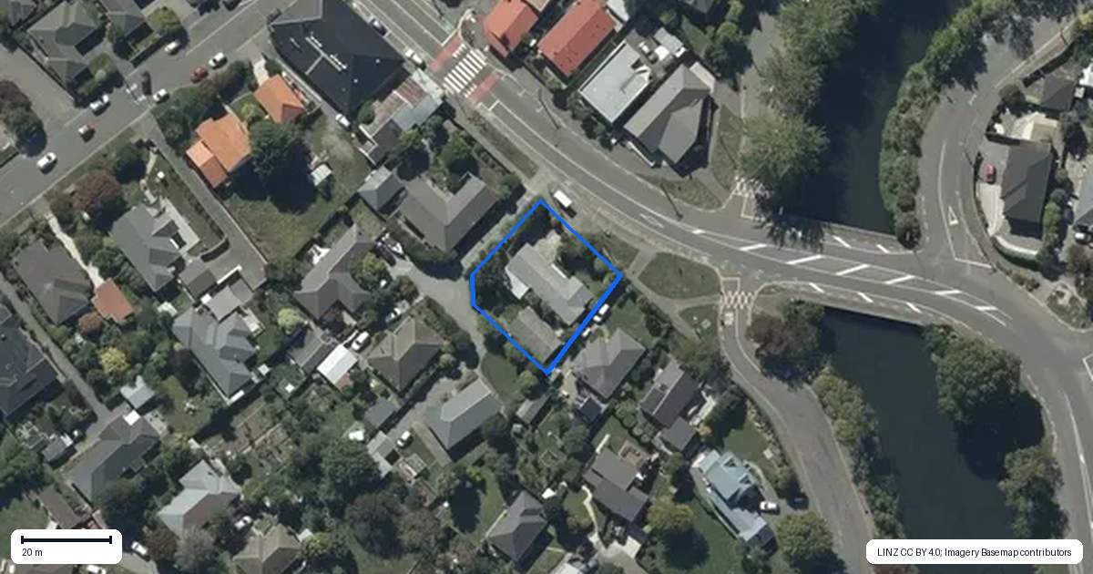 Property context map for 146 Opawa Road, Opawa, Christchurch