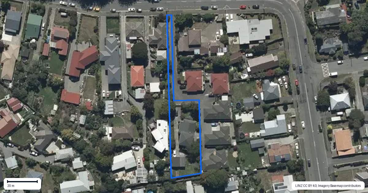 Property context map for 56 Cresswell Avenue, Burwood, Christchurch