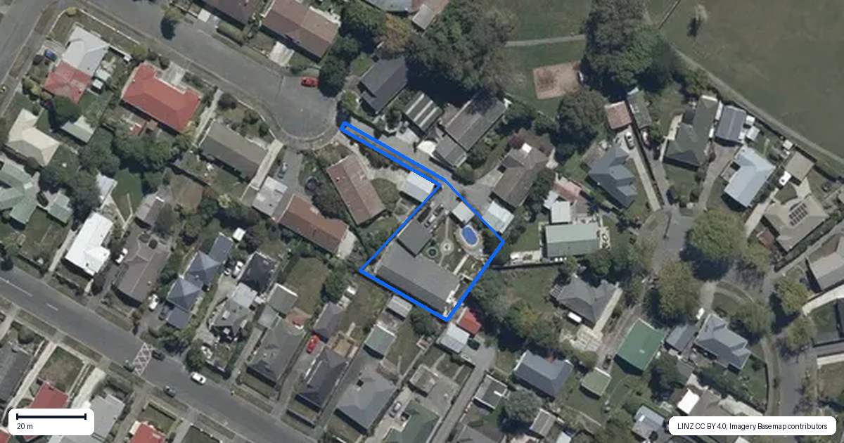 Property context map for 9C Quinton Place, Bishopdale, Christchurch