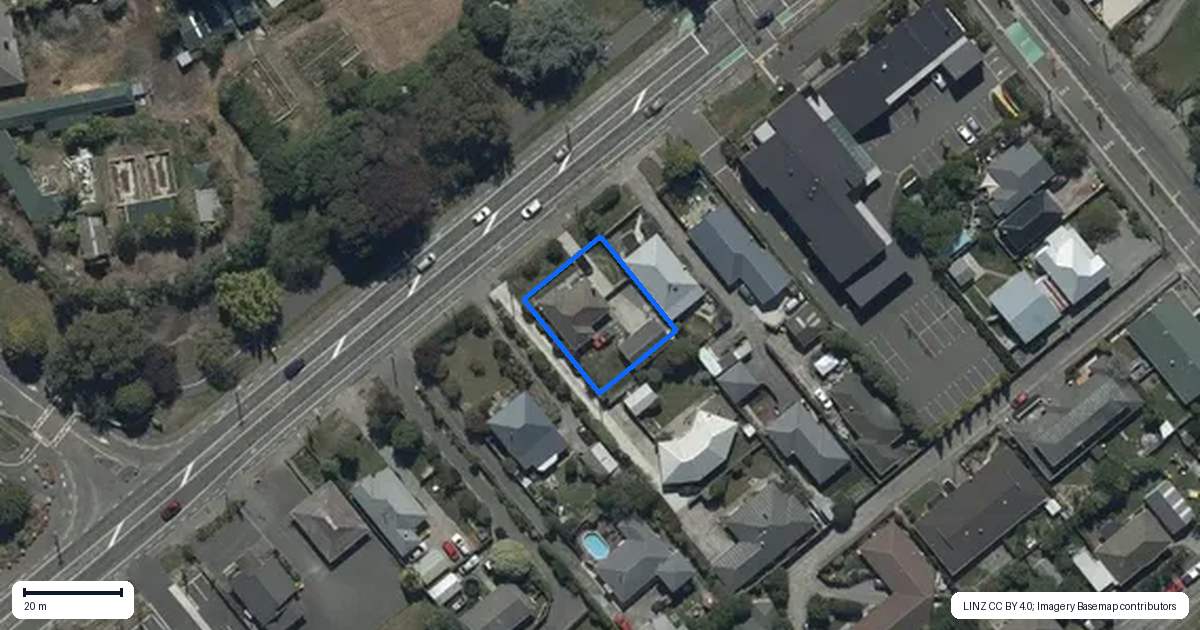 Property context map for 24 Lincoln Road, Hillmorton, Christchurch