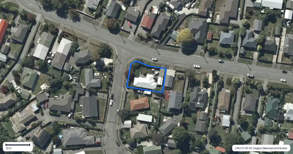 Property context map for 1 Haig Place, Woolston, Christchurch