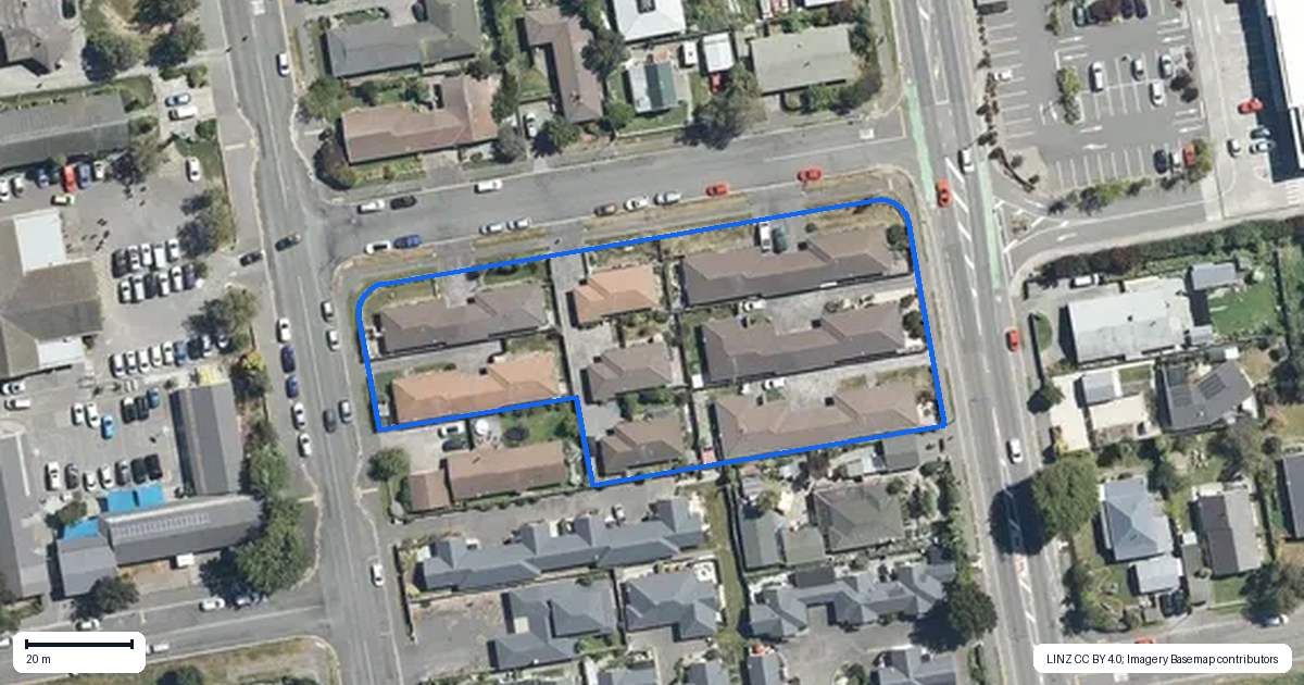 Property context map for 37A Ivory Street, Rangiora