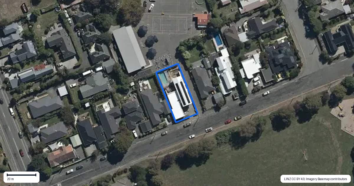 Property context map for 55 Plynlimon Road, Strowan, Christchurch