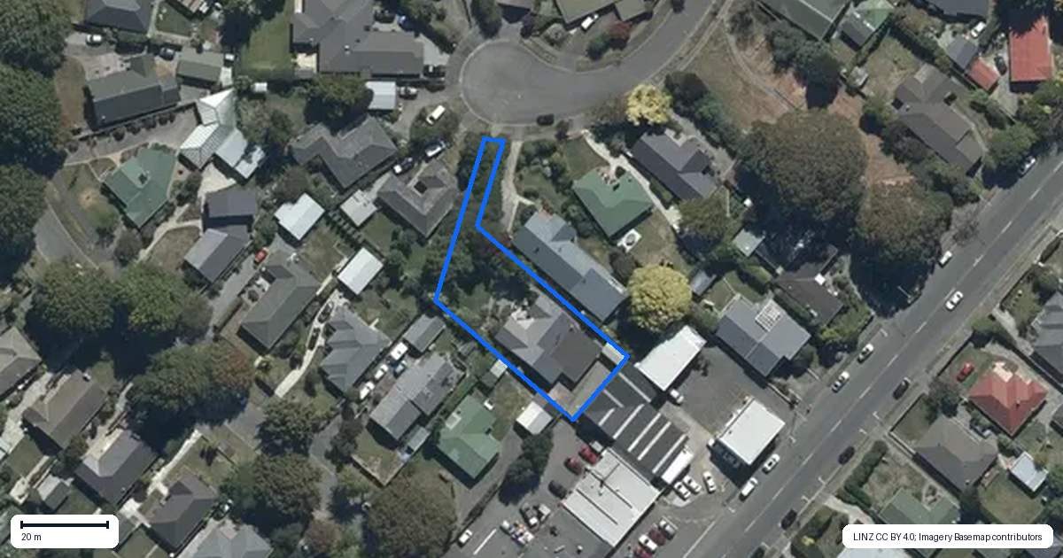 Property context map for 16 Ashcroft Place, Burnside, Christchurch