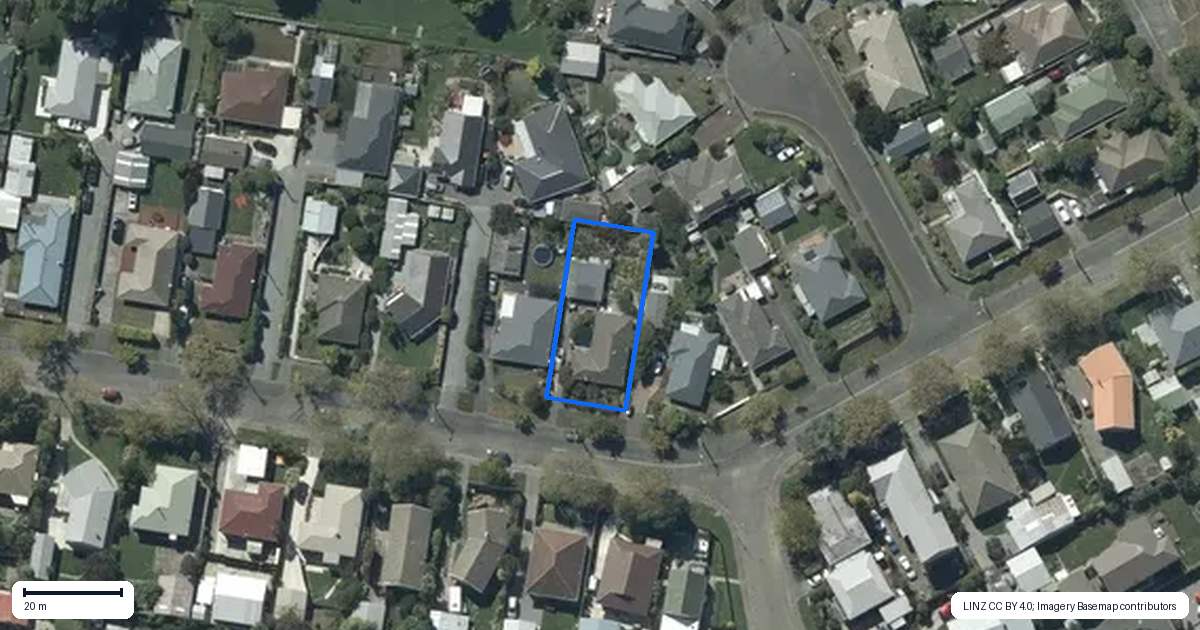 Property context map for 10 Brabourne Street, Hillsborough, Christchurch