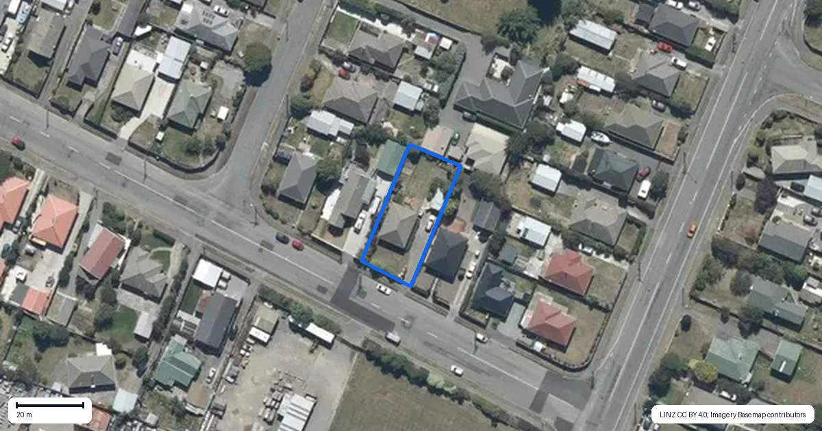 Property context map for 6 Roberts Road, Hei Hei, Christchurch