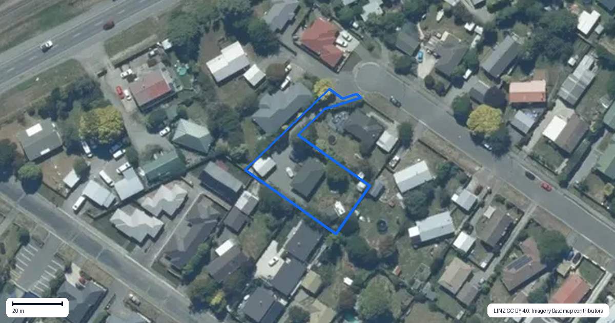 Property context map for 27 William Street, Rolleston