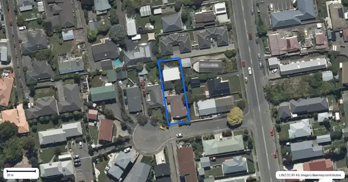 Property context map for 4 Claydon Place, Dallington, Christchurch
