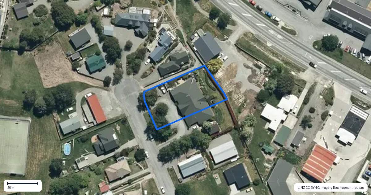Property context map for 24 Aorangi Crescent, Lake Tekapo