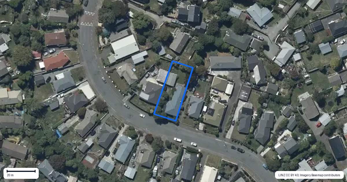 Property context map for 128 Wales Street, Halswell, Christchurch