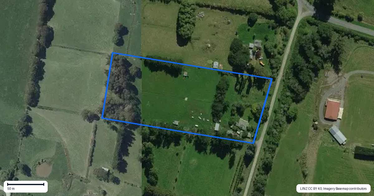 Property context map for 21 Miller Street, Cheviot