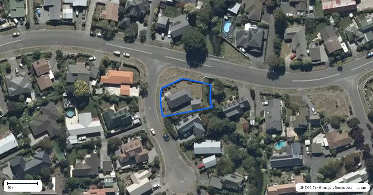 Property context map for 3 Idaho Place, Burwood, Christchurch