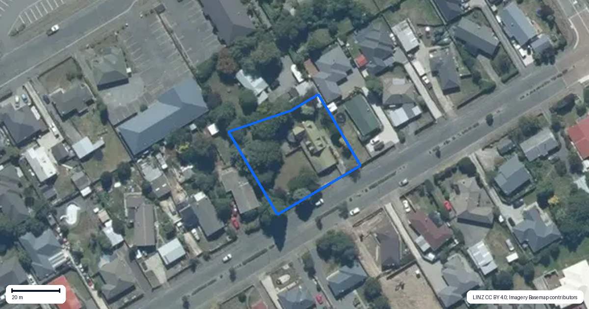 Property context map for 40 Moore Street, Rolleston