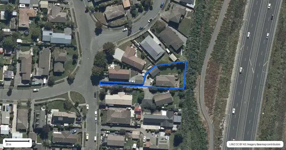 Property context map for 54B Dunbarton Street, Redwood, Christchurch