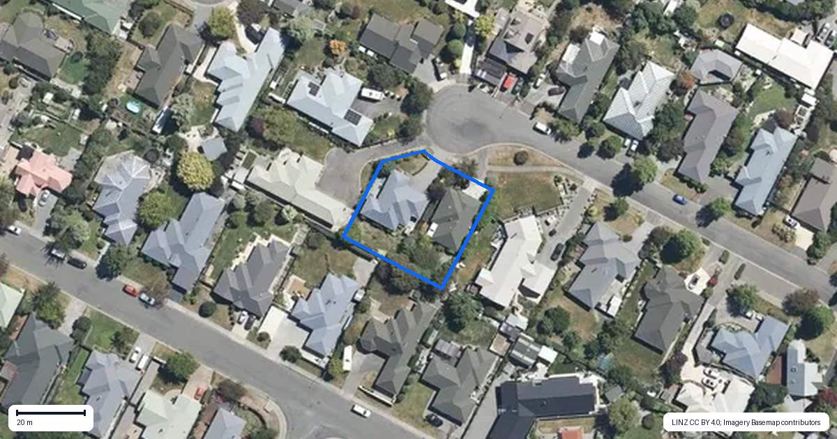 Property context map for 7A Thornley Place, Woodend