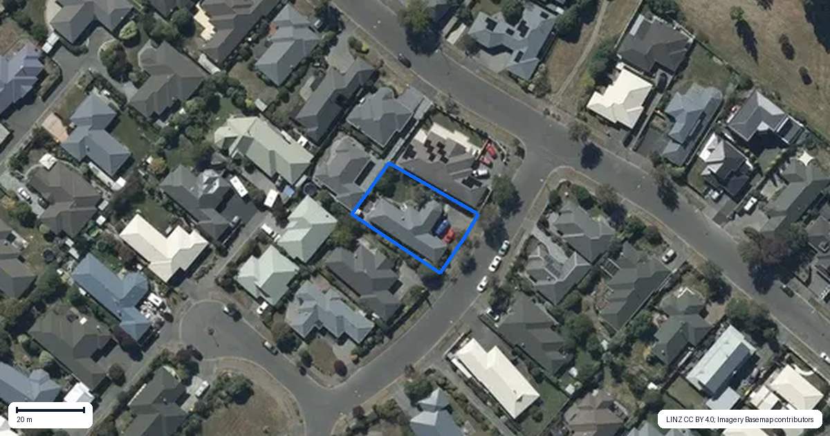 Property context map for 4 Thornlea Place, Halswell, Christchurch