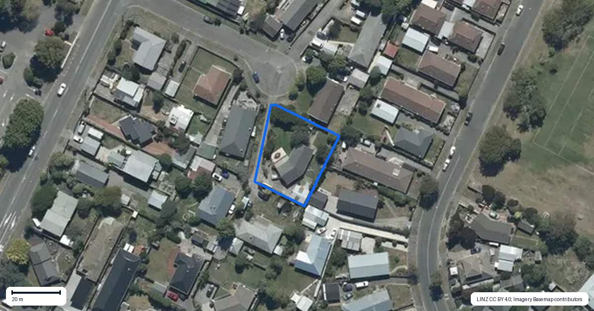 Property context map for 10 Jade Place, Parklands, Christchurch