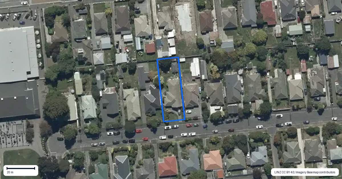 Property context map for 39 Acacia Avenue, Upper Riccarton, Christchurch