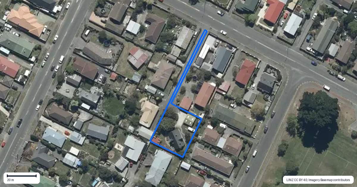 Property context map for 107B Queenspark Drive, Parklands, Christchurch