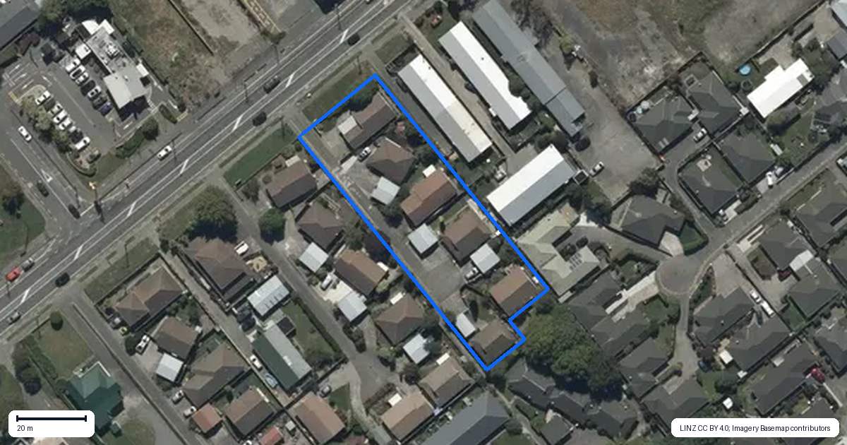 Property context map for 2/82 Lincoln Road, Hillmorton, Christchurch
