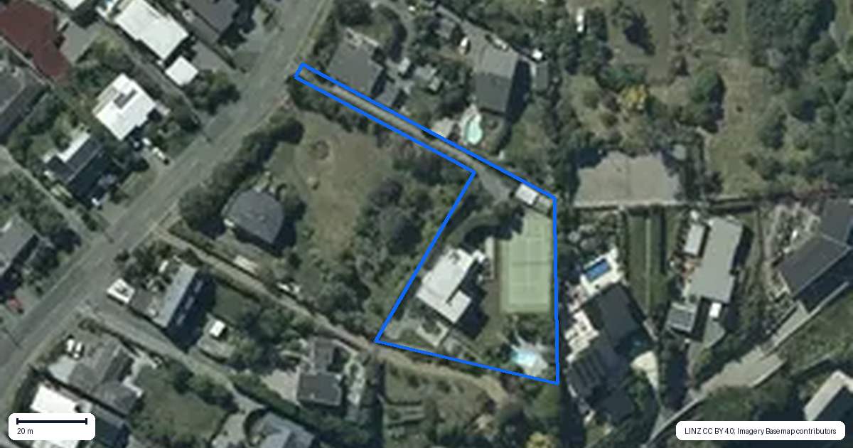Property context map for 45 Taylors Mistake Road, Scarborough, Christchurch