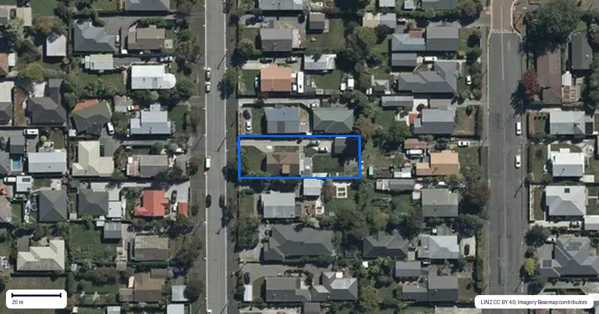 Property context map for 34 Nicholls Street, Richmond, Christchurch