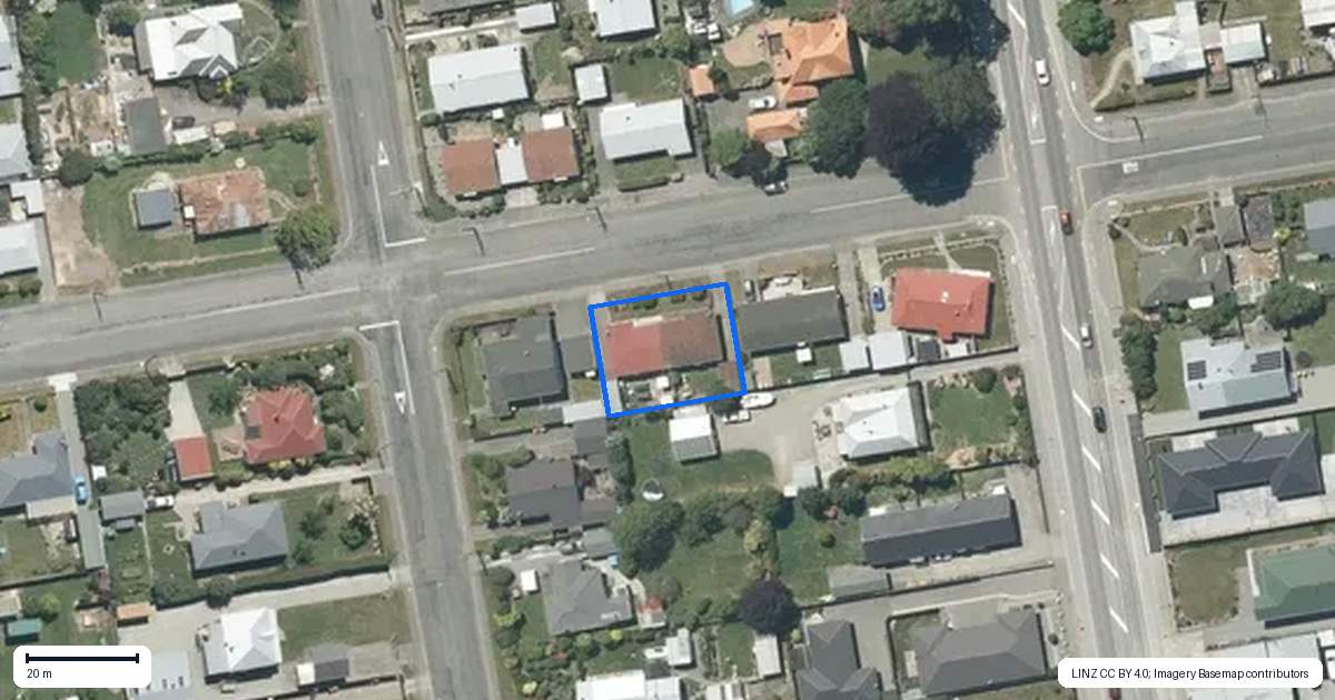 Property context map for 10A Godley Street, Temuka