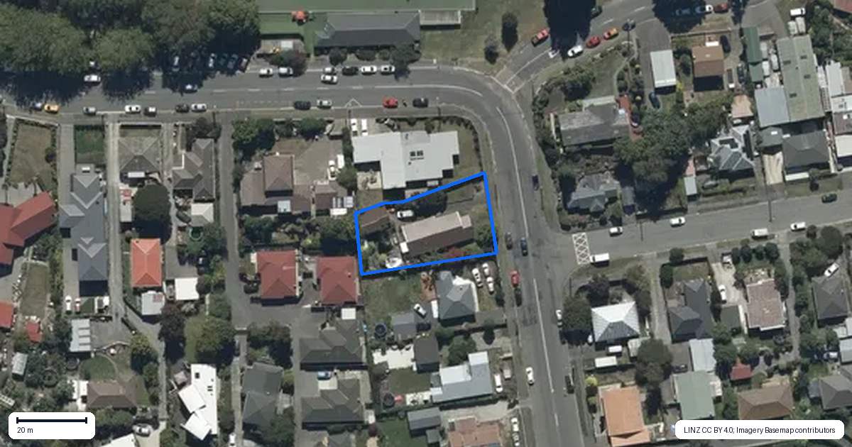 Property context map for 201 Gayhurst Road, Dallington, Christchurch