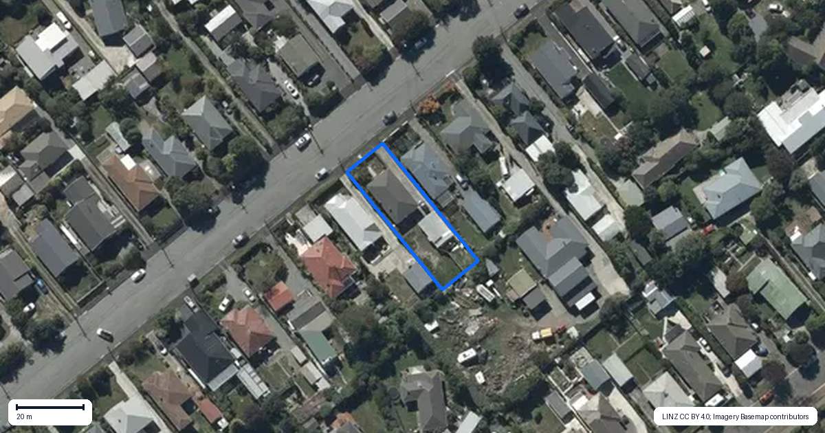 Property context map for 50 Conway Street, Somerfield, Christchurch