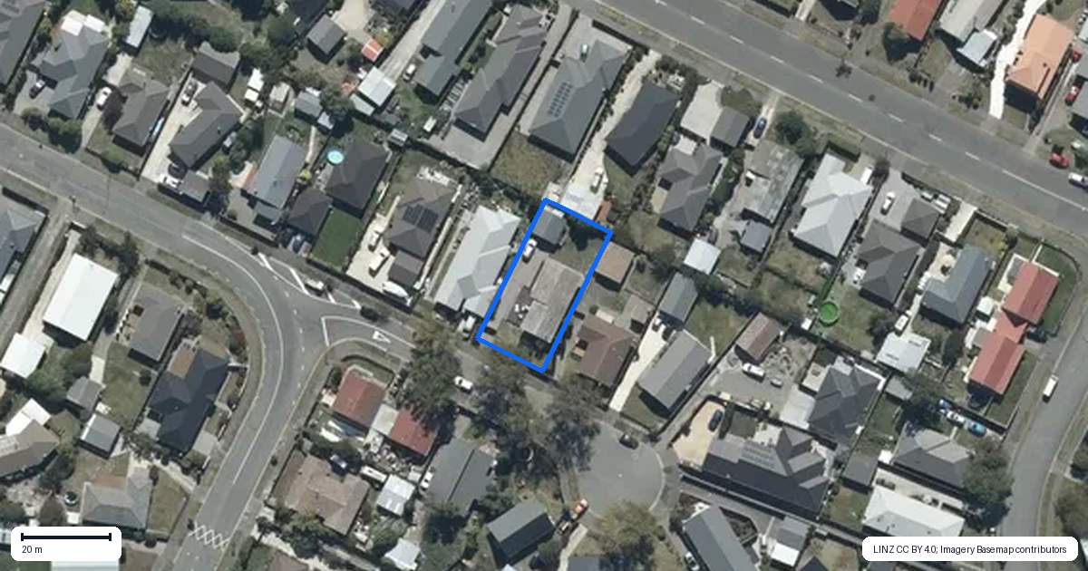 Property context map for 5 Betula Place, Parklands, Christchurch