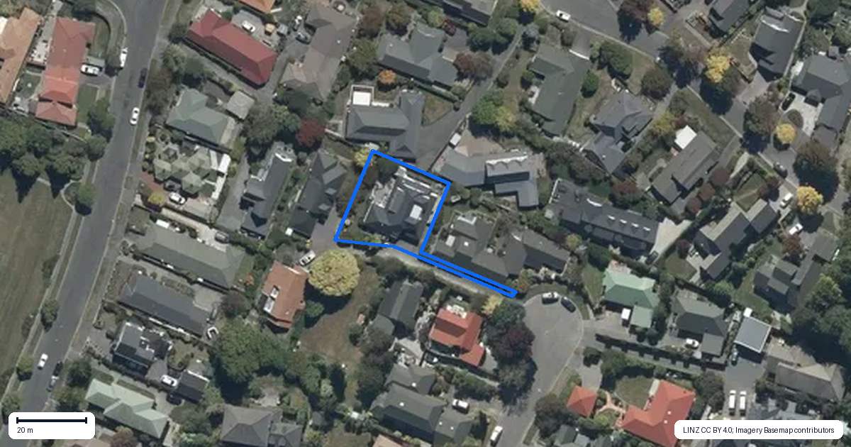 Property context map for 33 Glenburn Place, Avonhead, Christchurch
