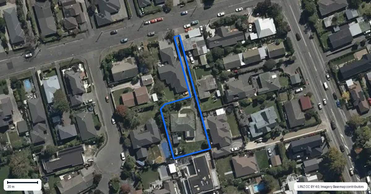 Property context map for 32A Plynlimon Road, Fendalton, Christchurch