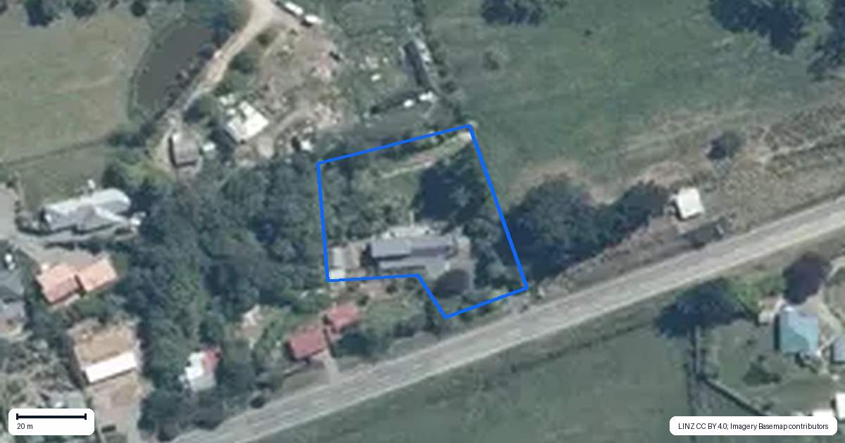Property context map for 1594 Cust Road, Cust