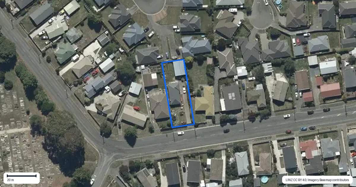 Property context map for 5 Ruru Road, Linwood, Christchurch