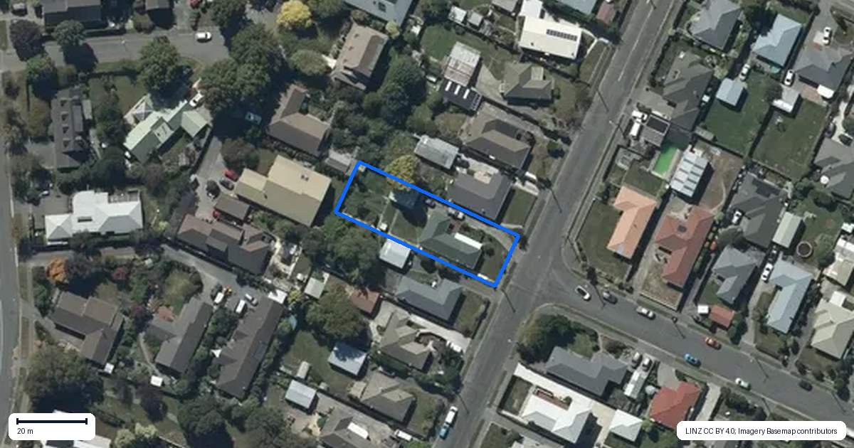 Property context map for 41 Hindess Street, Halswell, Christchurch