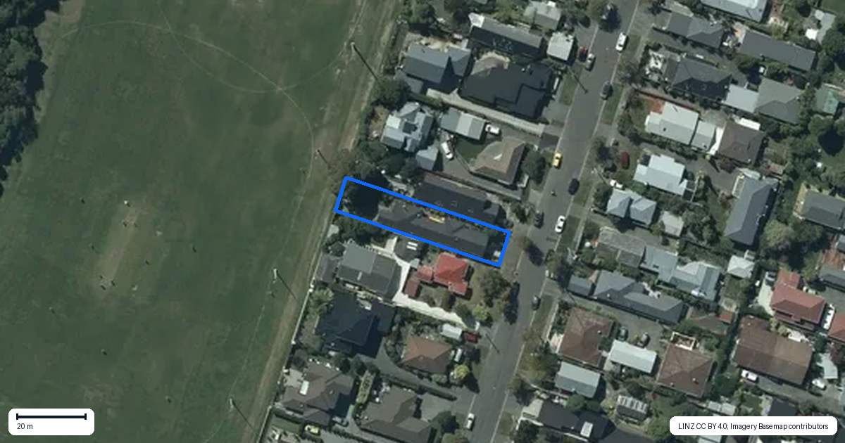 Property context map for 32 Wakatu Avenue, Moncks Bay, Christchurch