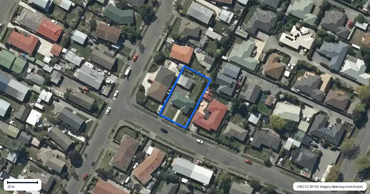 Property context map for 3 Bute Street, Woolston, Christchurch