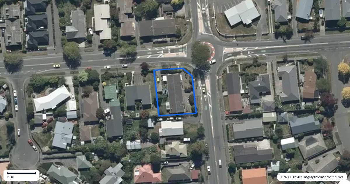 Property context map for 281 Avonhead Road, Avonhead, Christchurch