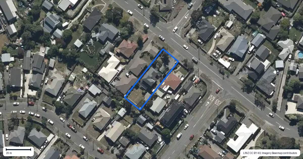 Property context map for 263 Lake Terrace Road, Shirley, Christchurch