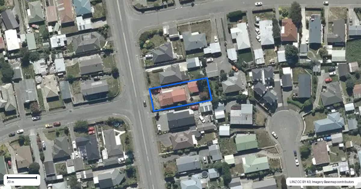 Property context map for 28 Parker Street, Hornby, Christchurch