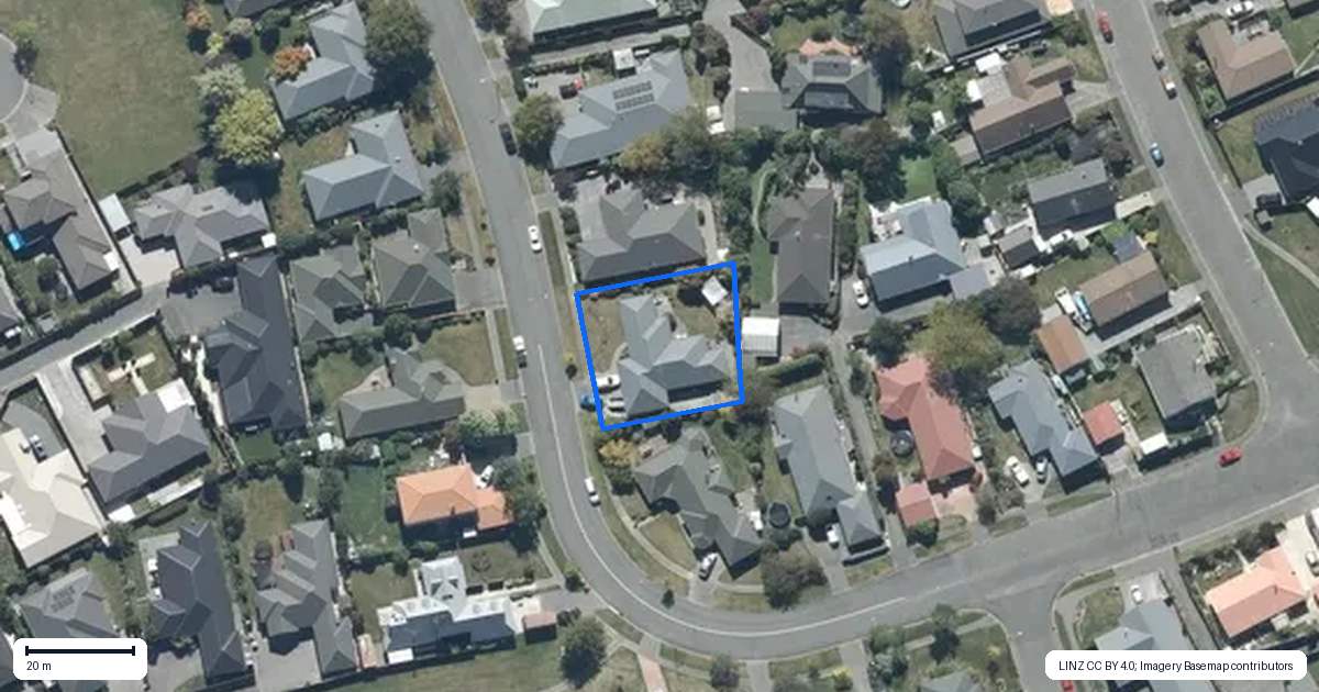 Property context map for 71 Roydon Drive, Templeton, Christchurch