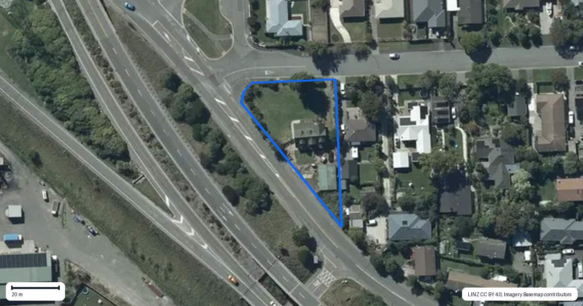 Property context map for 3 Laing Crescent, Heathcote Valley, Christchurch
