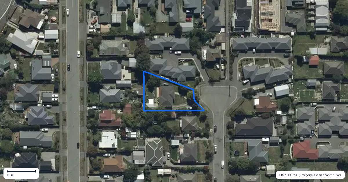 Property context map for 15 Cargill Place, Richmond, Christchurch