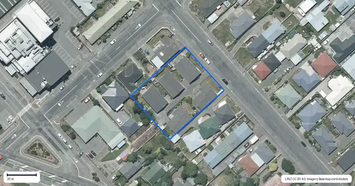 Property context map for 3/38 Peter Street, Ashburton