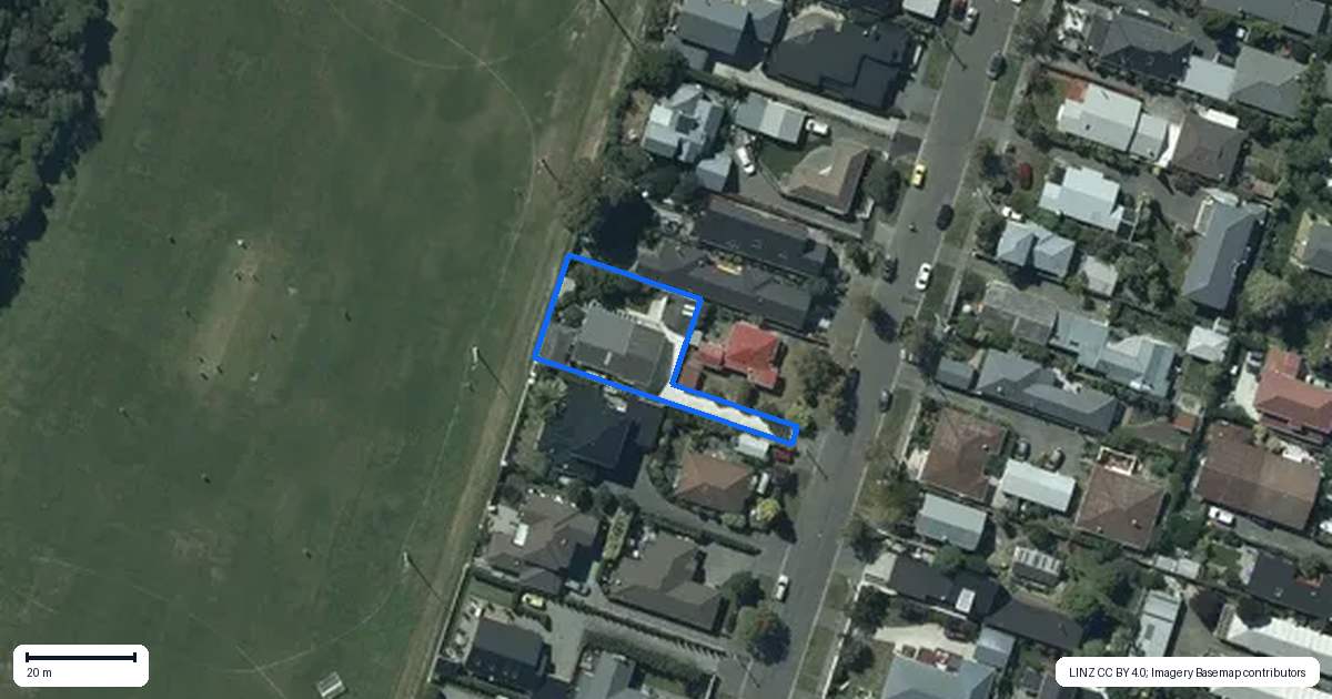 Property context map for 36 Wakatu Avenue, Moncks Bay, Christchurch