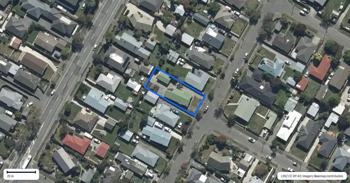 Property context map for 9 Oldwood Street, Bishopdale, Christchurch