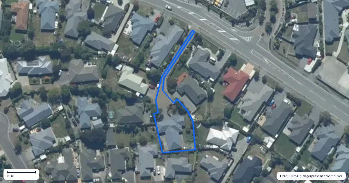 Property context map for 2 Auden Common, Rolleston
